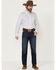 Image #1 - Cinch Men's Jesse Dark Stonewash Slim Straight Performance Stretch Denim Jeans, Indigo, hi-res