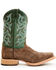 Image #2 - Justin Men's Fergus Roughout Western Boots - Square Toe, Chocolate, hi-res