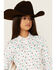 Image #2 - Ariat Girls' Steer Head Conversation Print Long Sleeve Snap Stretch Western Shirt , Multi, hi-res