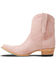 Image #3 - Lane Women's Emma Jane Western Booties - Snip Toe, Blush, hi-res