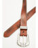 Image #1 - RANK 45® Men's Colt Embossed Leather Belt, Brown, hi-res