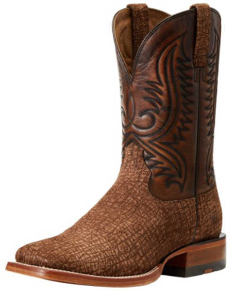 Ariat Men's Circuit Paxton Western Boots - Broad Square Toe, Brown, hi-res