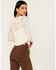 Image #4 - Shyanne Women's Side Tie Long Sleeve Top, Cream, hi-res