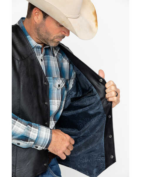Image #5 - Cody James Men's Deadwood Vest , Black, hi-res