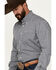 Image #2 - Cinch Men's Geo Print Long Sleeve Button-Down Western Shirt, Navy, hi-res