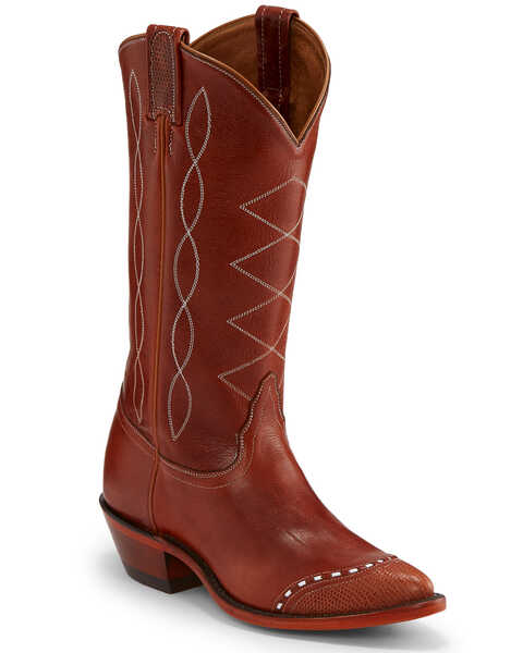 Image #1 - Tony Lama Women's Cognac Emilia Western Boots - Pointed Toe, Cognac, hi-res