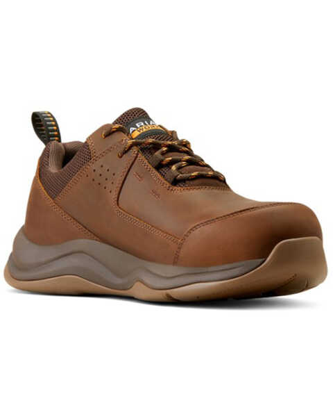 Ariat Men's Working Mile SD Work Shoes - Composite Toe , Brown, hi-res