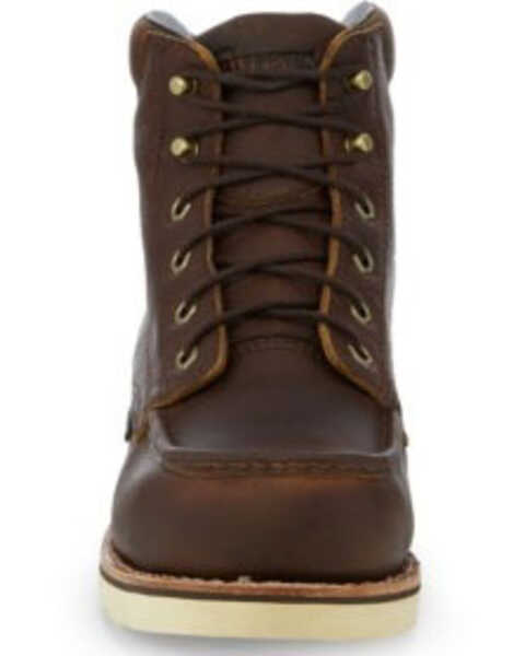 Image #2 - Chippewa Men's 6" Edge Walker Waterproof Work Boots - Composite Toe, Brown, hi-res