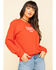 Levi’s Women's Logo Relaxed Crewneck Sweatshirt, Red, hi-res