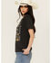 Image #2 - White Crow Women's Foil Conversational Short Sleeve Graphic Tee, Black, hi-res