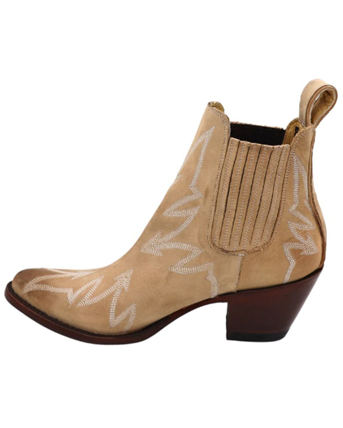 Image #3 - Yippee Ki Yay by Old Gringo Women's Vadia Western Booties - Round Toe, Natural, hi-res