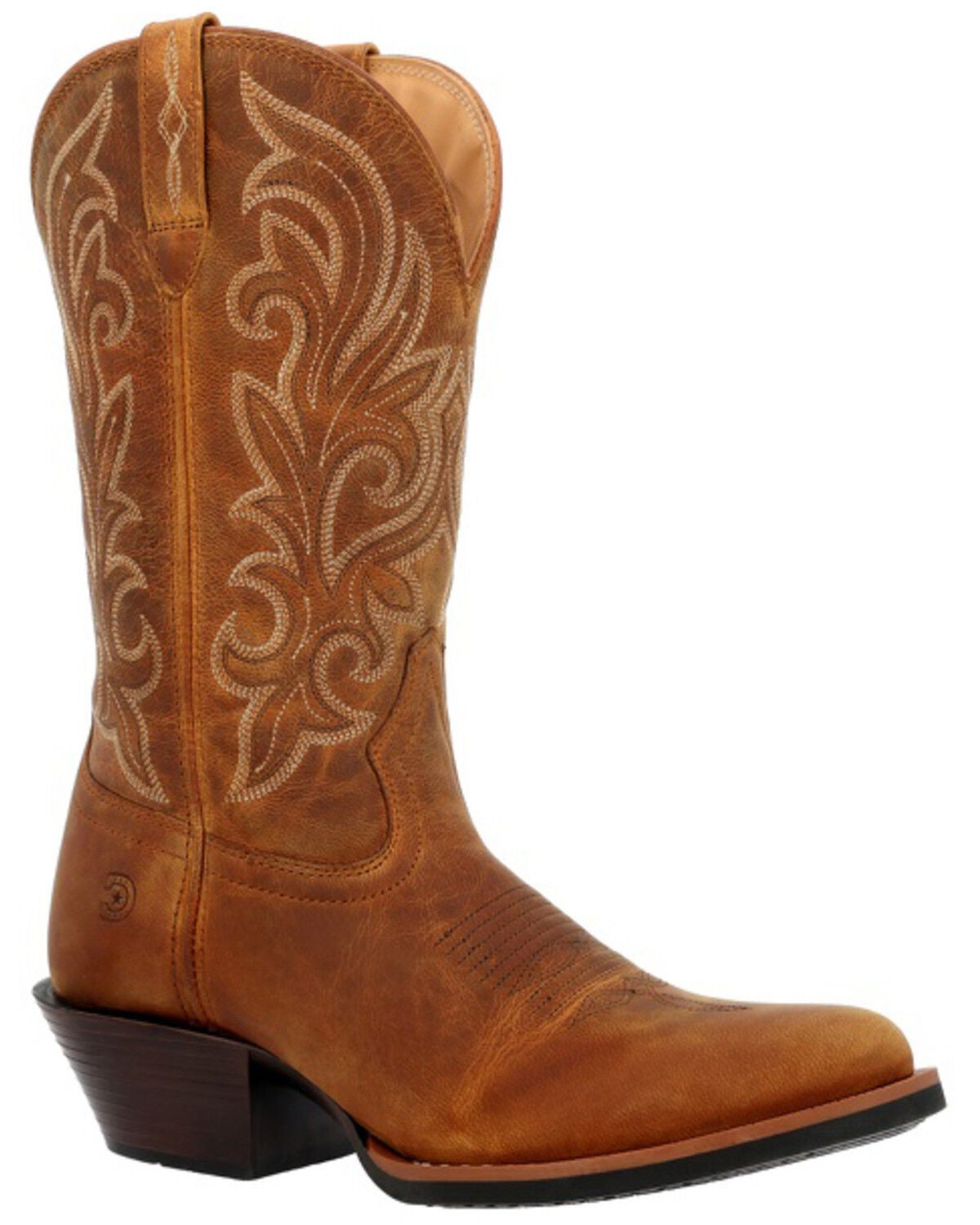 Durango Women's Shyloh Western Boots - Round Toe, Caramel, hi-res