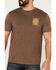 Moonshine Spirit Men's Brown Pure Tennessee Graphic T-Shirt , Brown, hi-res