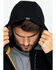 Image #4 - Hawx Men's Zip-Front Thermal Lined Hooded Jacket - Tall, Black, hi-res