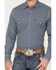 Image #3 - Cinch Men's Modern Fit Small Geo Print Snap Western Shirt, Blue, hi-res