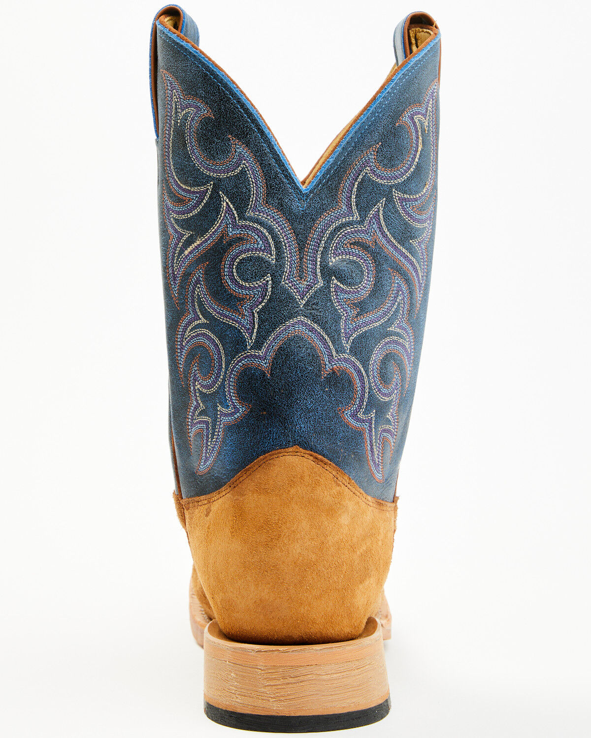Image #5 - Justin Men's 11" Fergus Roughout Performance Western Boots - Square Toe, Tan, hi-res