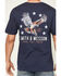 Image #2 - Smith & Wesson Men's Boot Barn Exclusive Eagle Short Sleeve Graphic T-Shirt, Navy, hi-res
