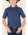 Image #3 - Rock & Roll Denim Boys' Short Sleeve Polo Shirt, Blue, hi-res