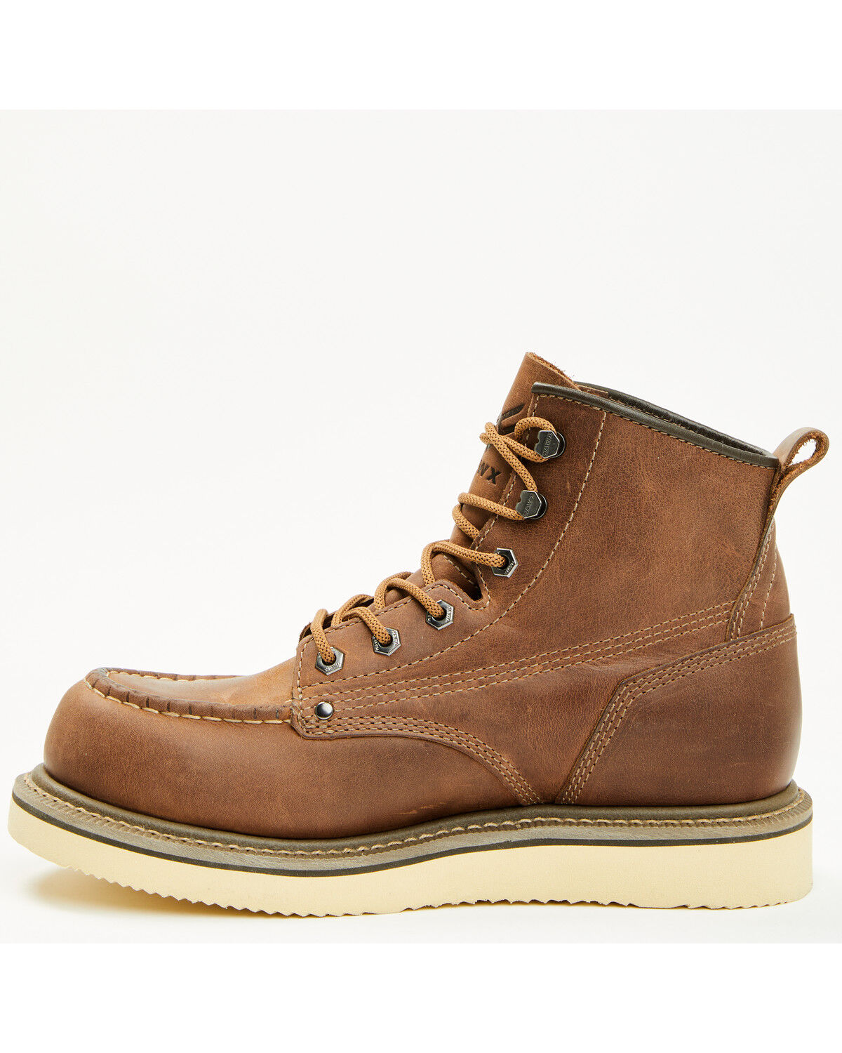 Image #3 - Hawx Men's 6" Lace-Up Work Boots - Composite Toe, Brown, hi-res