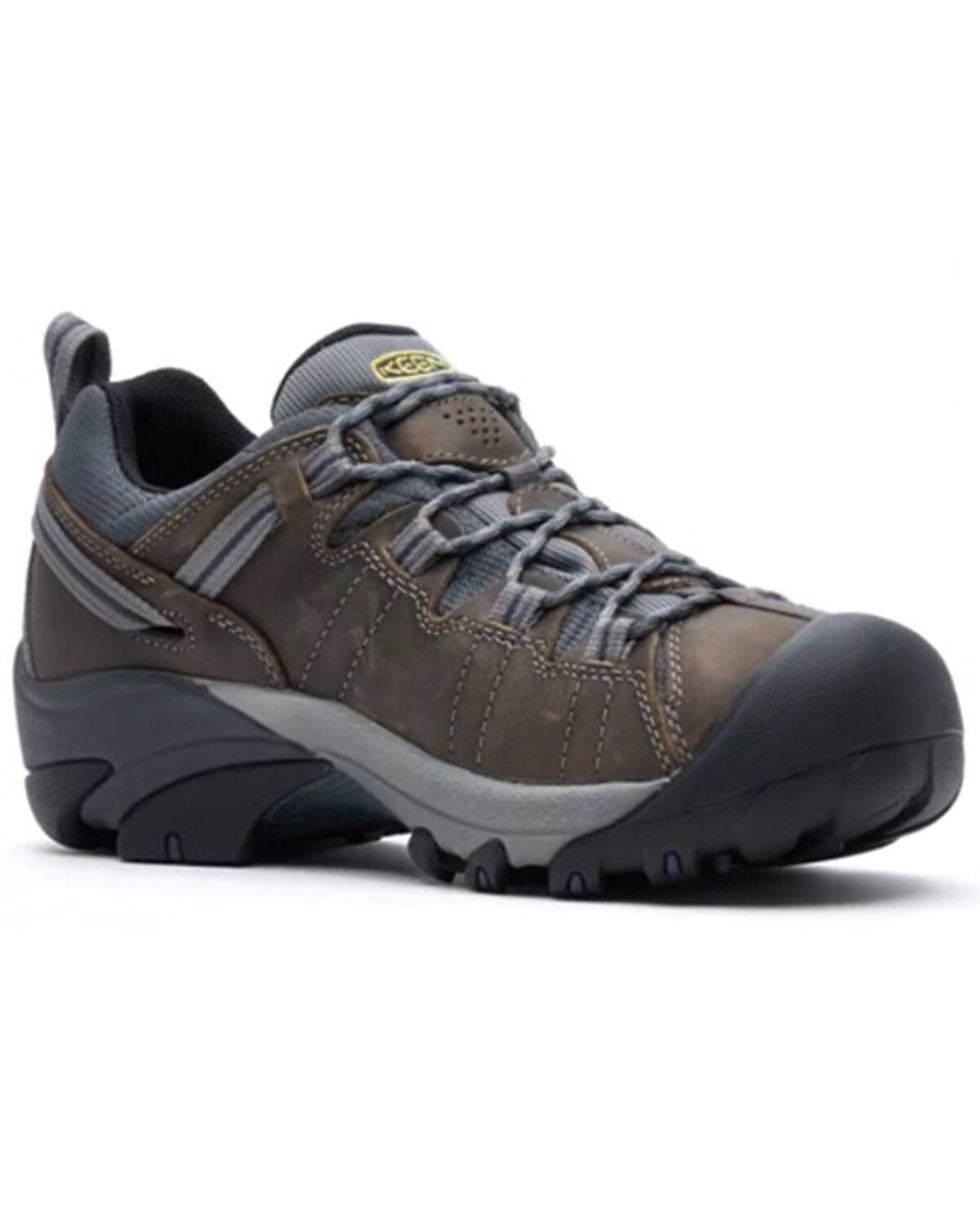 Image #1 - Keen Men's Targhee II Waterproof Hiking Boots - Soft Toe, Grey, hi-res