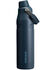 Image #1 - Stanley 36oz IceFlow™ Bottle with Fast Flow Lid, Navy, hi-res
