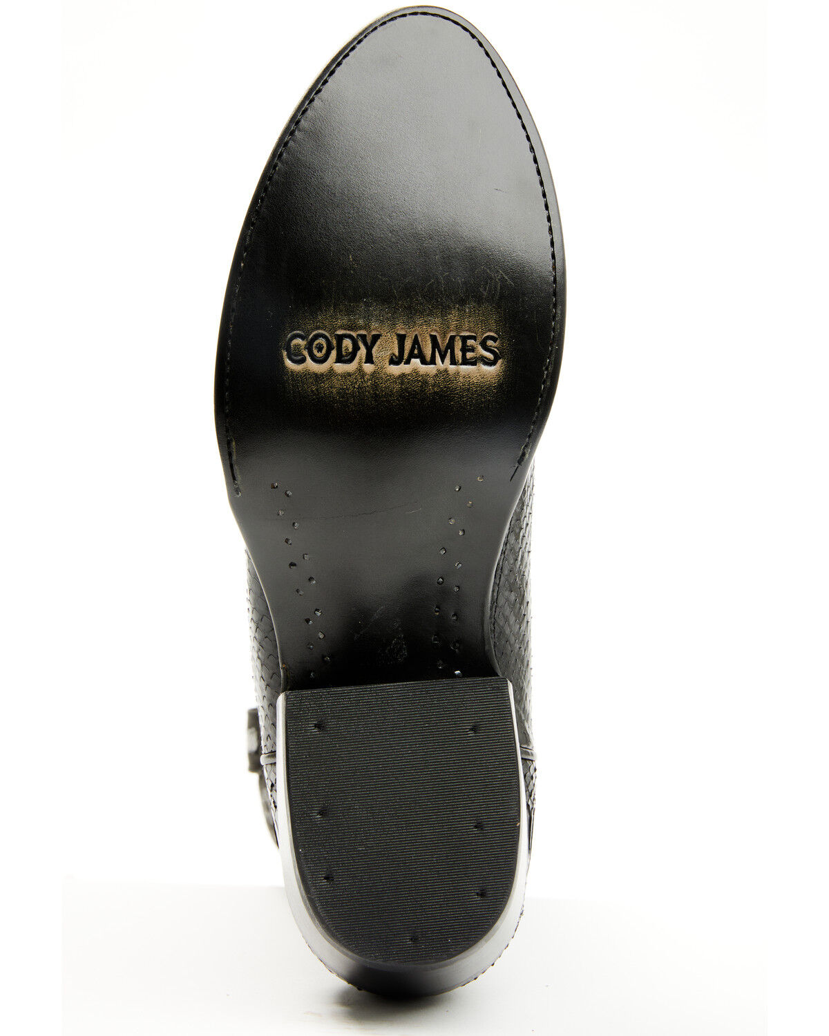 Image #7 - Cody James Men's Exotic Snake Western Boots - Round Toe, Black, hi-res