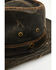 Image #2 - Cody James Men's Weathered Cotton Work Sun Hat, Brown, hi-res