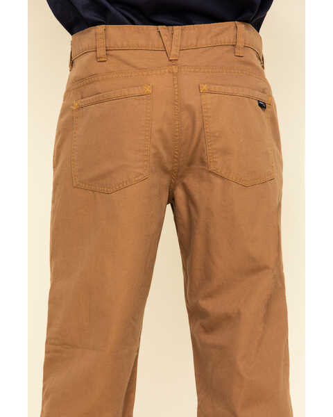 Image #4 - Hawx Men's FR Denim Straight Work Jeans , Brown, hi-res