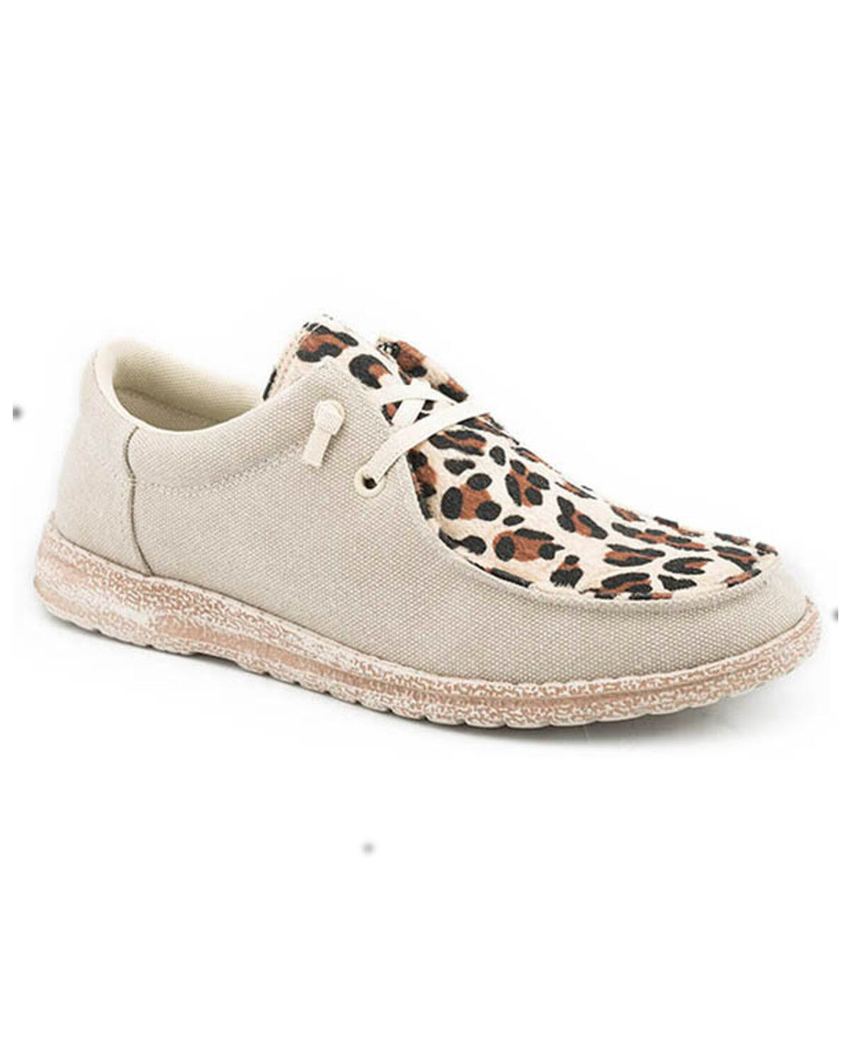 Image #1 - Roper Women's Hang Loose Slip-On Causal Shoes - Moc Toe, Tan, hi-res
