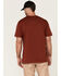 Image #4 - Hawx Men's Flying Flag Graphic Work T-Shirt, Dark Red, hi-res