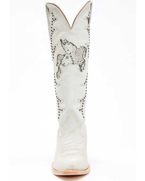 Image #3 - Idyllwind Women's Gambler Western Boots - Medium Toe, White, hi-res