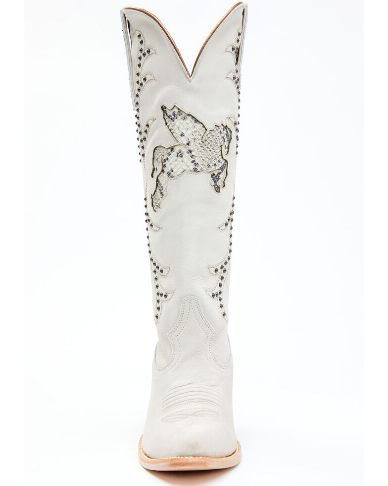 Idyllwind Women's Gambler Western Boots - Round Toe, White, hi-res