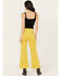 Image #3 - Rolla's Women's Corduroy High Rise Eastcoast Ankle Flare Jeans, Yellow, hi-res