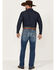 Image #3 - Ariat Men's M4 Marshall Walden Medium Wash Stretch Realxed Straight Jeans, Blue, hi-res