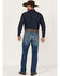 Image #3 - Ariat Men's M4 Marshall Walden Medium Wash Stretch Realxed Straight Jeans , Blue, hi-res