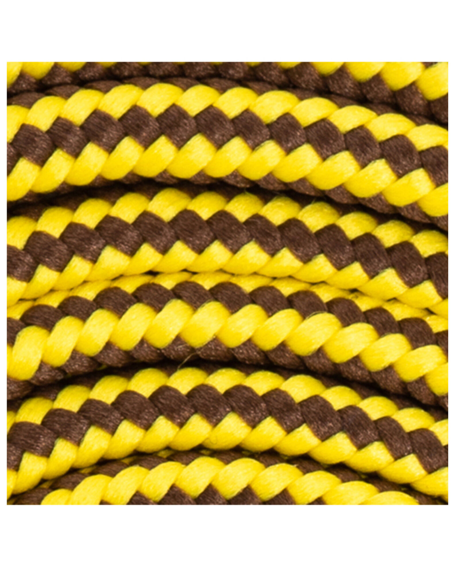 Image #2 - BB Ranch Yellow & Brown Boot Laces, Yellow, hi-res