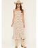 Image #1 - Cotton & Rye Women's Floral Print Sleeveless Button-Down Midi Dress, Natural, hi-res