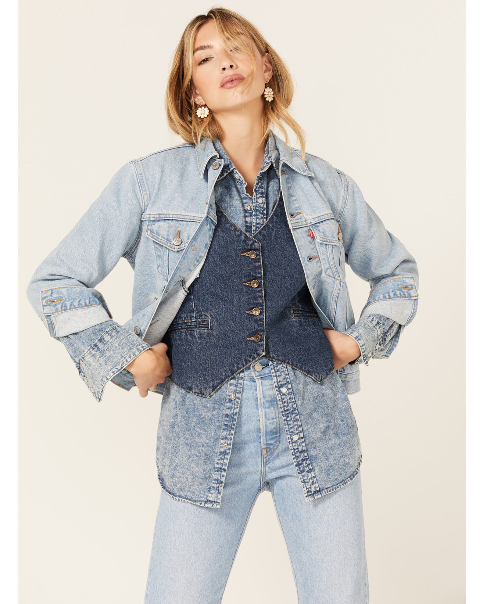 Women's levi's ex boyfriend trucker discount jacket