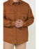 Image #3 - Hawx Men's Brawlins Weathered Bedford Button-Down Cord Work Shirt Jacket, Rust Copper, hi-res