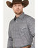 Image #2 - Roper Men's Amarillo Medallion Long Sleeve Western Snap Shirt, Grey, hi-res