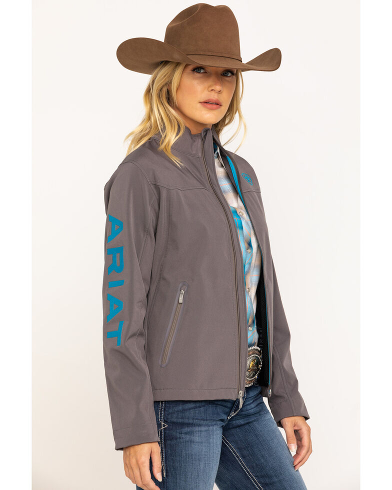 Ariat Women's Grey New Team Softshell Jacket - Country ...