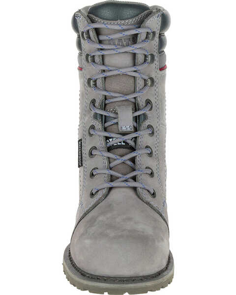 Image #4 - Caterpillar Women's Echo Waterproof Work Boots - Steel Toe, Grey, hi-res
