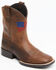 Ariat Boys' American Pride Western Boots - Square Toe, Brown, hi-res
