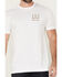 Image #3 - Brixton Men's Boot Barn Exclusive Alpha Square Lasso Short Sleeve Graphic T-Shirt, White, hi-res