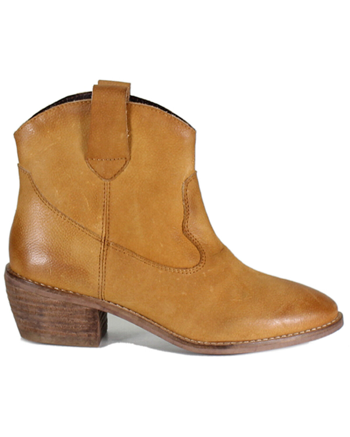 Image #2 - Diba True Women's Outta Town Western Booties - Round Toe, Cognac, hi-res