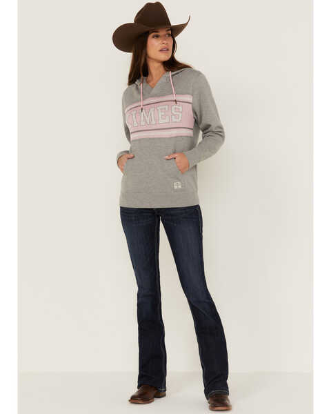 Image #4 - Kimes Ranch Women's North Star Sweatshirt Hoodie, Light Grey, hi-res
