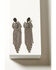 Image #1 - Wonderwest Women's Bling Earrings, Pewter, hi-res