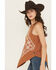 Image #2 - Wrangler Retro Women's Bandana Sleeveless Tank Top, Brown, hi-res