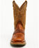 Image #4 - Double H Men's Domestic Pull-On Work Boots - Steel Toe, Dark Brown, hi-res