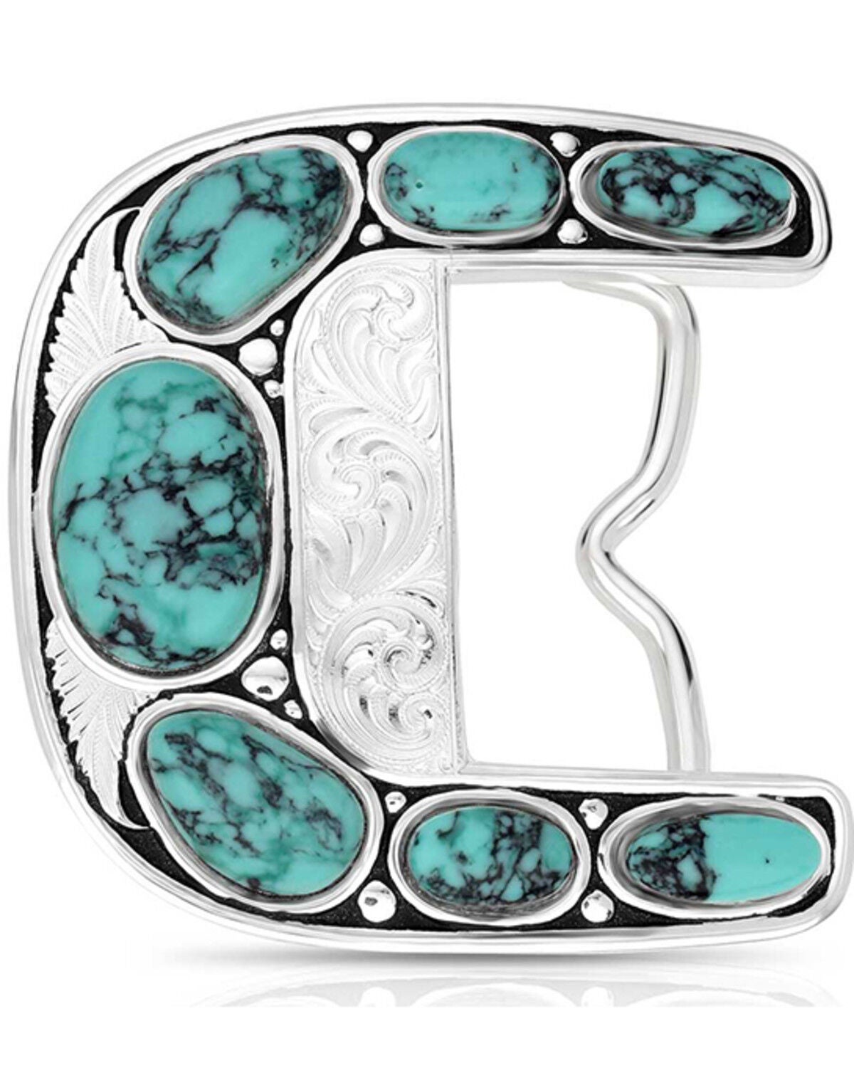 Image #1 - Montana Silversmiths Women's Clear Blue Sky Belt Buckle, Silver, hi-res